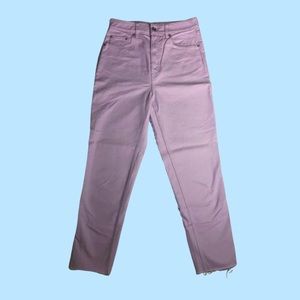 Pastel Purple (Lilac) Mom Jeans